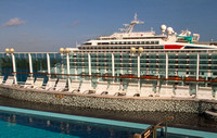 'Carnival Conquest' in port in Nassau