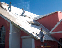 Typical Bermudan roofing
