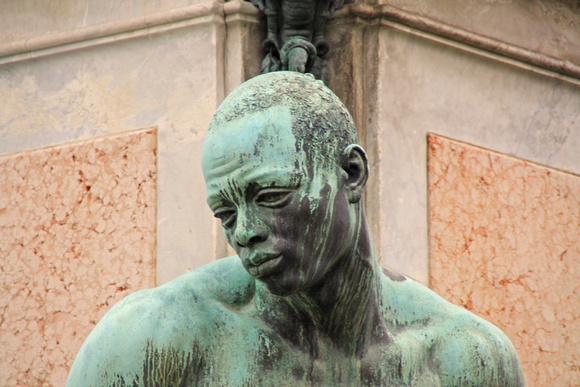 Detail of statue
