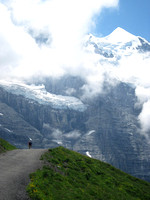 TC on path to Eiger Glacier