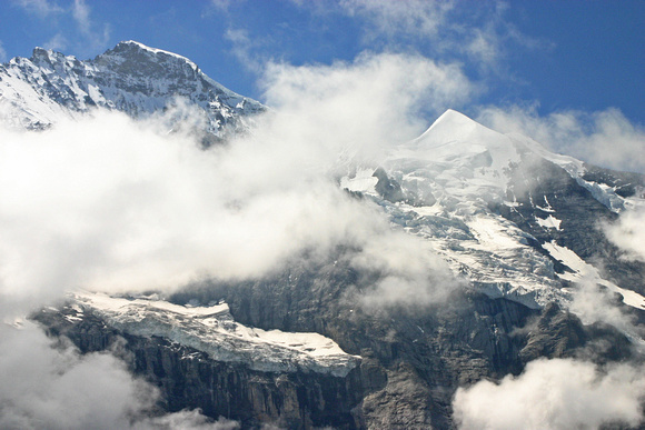 Jungfrau from near Eiger Glacier