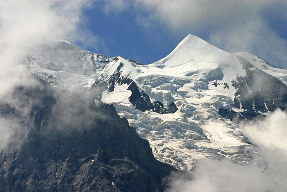 Jungfrau from Eiger Glacier