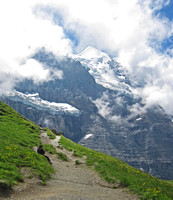 Path to Eiger Glacier