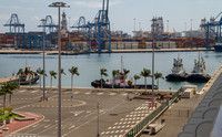 Port at Las Palmas