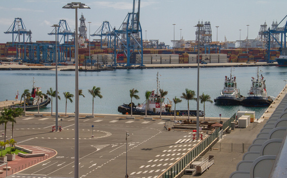 Port at Las Palmas