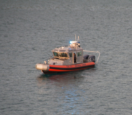 Security boat at Nassau