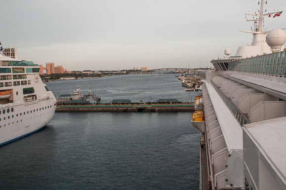 In port at Nassau