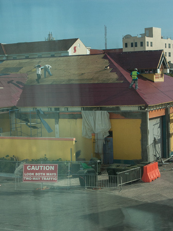 Roof repairs at Nassau