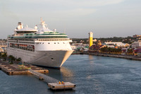 Carnival cruise ship at Nassau